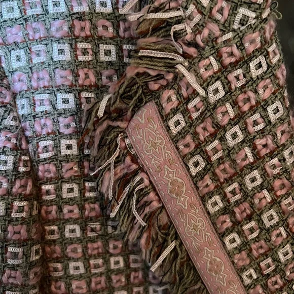 VINTAGE CHANEL-LIKE WOMENS JACKET SIZE 8 - Picture 3 of 5